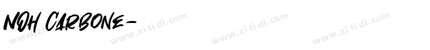 NOh Carbone字体转换